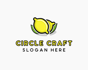 Lemon Fruit Citrus logo design