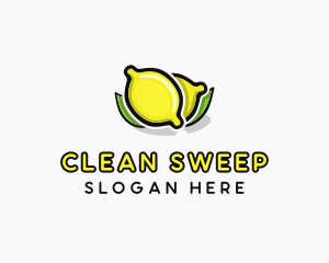 Lemon Fruit Citrus logo design