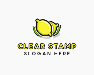 Lemon Fruit Citrus logo design