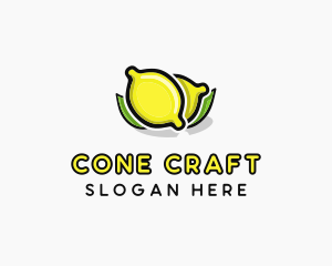 Lemon Fruit Citrus logo design