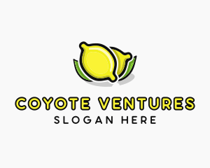 Lemon Fruit Citrus logo design