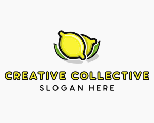 Lemon Fruit Citrus logo design