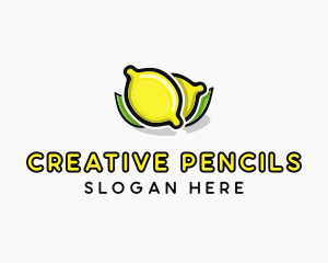 Lemon Fruit Citrus logo design