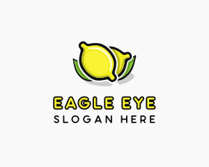 Lemon Fruit Citrus logo design