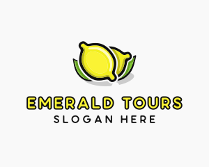 Lemon Fruit Citrus logo design