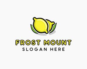 Lemon Fruit Citrus logo design