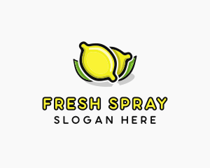 Lemon Fruit Citrus logo design