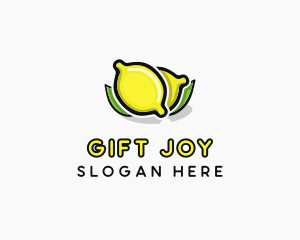 Lemon Fruit Citrus logo design