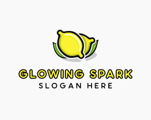 Lemon Fruit Citrus logo design