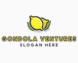 Lemon Fruit Citrus logo design