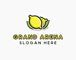 Lemon Fruit Citrus logo design