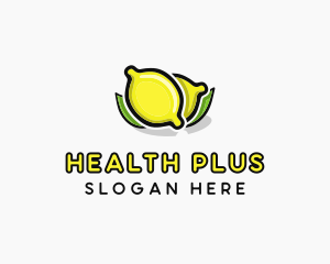 Lemon Fruit Citrus logo design