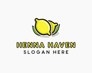 Lemon Fruit Citrus logo design