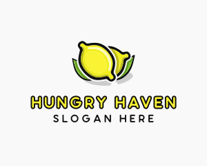 Lemon Fruit Citrus logo design