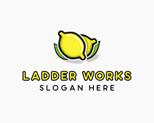 Lemon Fruit Citrus logo design