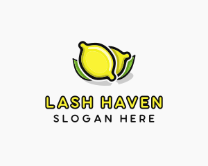 Lemon Fruit Citrus logo design