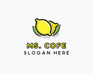 Lemon Fruit Citrus logo design