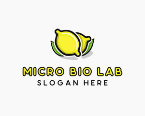 Lemon Fruit Citrus logo design