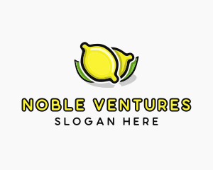 Lemon Fruit Citrus logo design