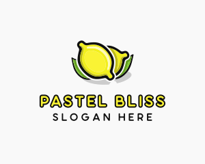 Lemon Fruit Citrus logo design