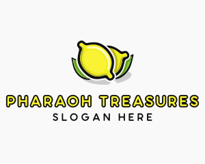 Lemon Fruit Citrus logo design