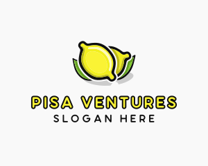 Lemon Fruit Citrus logo design