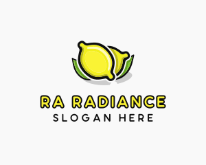 Lemon Fruit Citrus logo design