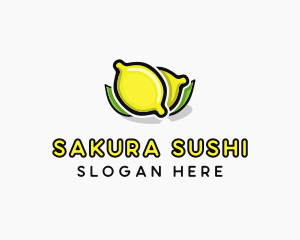 Lemon Fruit Citrus logo design