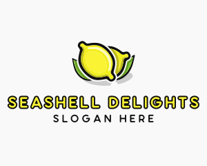 Lemon Fruit Citrus logo design