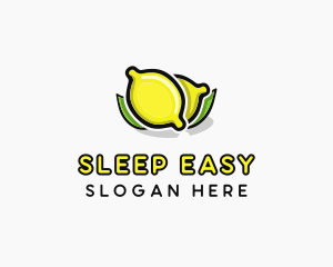 Lemon Fruit Citrus logo design