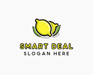 Lemon Fruit Citrus logo design