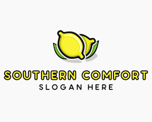 Lemon Fruit Citrus logo design