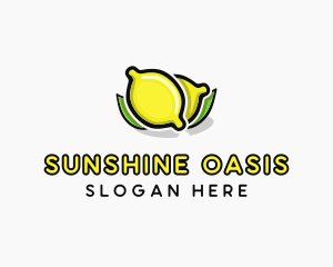 Lemon Fruit Citrus logo design