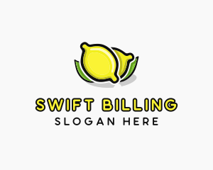 Lemon Fruit Citrus logo design