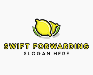 Lemon Fruit Citrus logo design