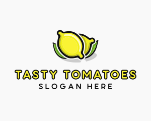 Lemon Fruit Citrus logo design