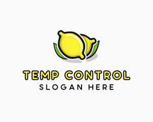 Lemon Fruit Citrus logo design