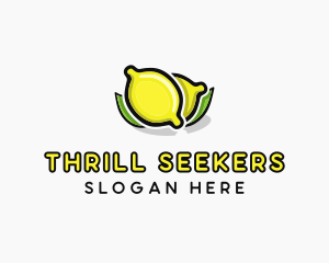 Lemon Fruit Citrus logo design