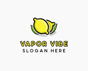 Lemon Fruit Citrus logo design