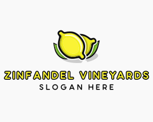 Lemon Fruit Citrus logo design