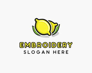 Lemon Fruit Citrus logo design