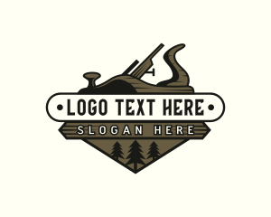 Logging - Wood Planer Woodwork logo design