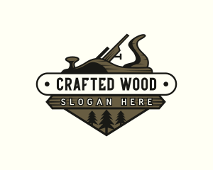 Wood Planer Woodwork logo design