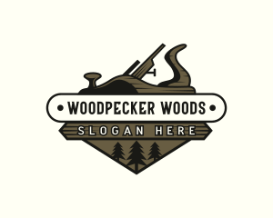 Wood Planer Woodwork logo design