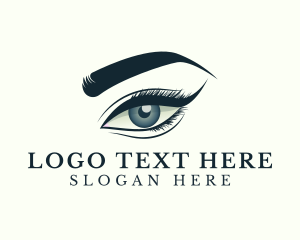 Influencer - Feminine Beauty Eyelashes logo design
