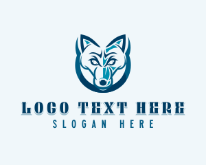 Animal Sanctuary - Wild Wolf logo design