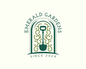 Lawn Care Shovel logo design