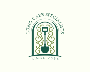 Lawn Care Shovel logo design