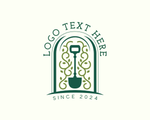 Lawn Care Shovel Logo