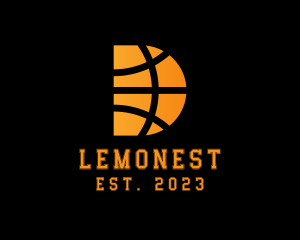 Athletics - Basketball Letter D logo design